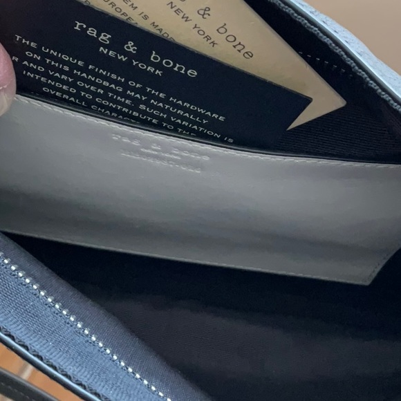 Like new Rag & Bone Black Compass Crossbody Bag or Clutch w/ Cards & dust bag! - Picture 10 of 13